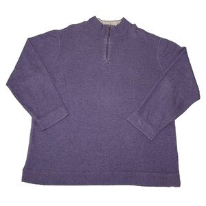 Purple quarter zip pullover